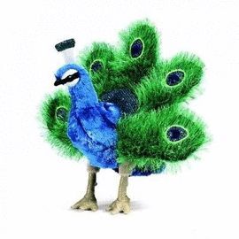 TITERE PEQUEÑO PAVO REAL PEACOCK