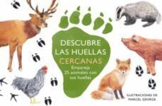 CAJA DESCUBRE LAS HUELLAS CERCANAS EMPAREJA 25 ANIMALES CON SUS HUELLAS