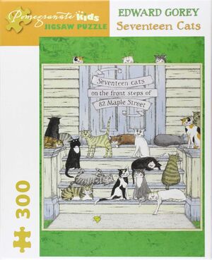 EDWARD GOREY - SEVENTEEN CATS - PUZZLE 300 PIEZAS