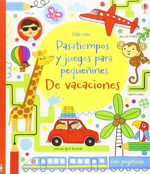 PASATIEMPOS Y JUEGOS PARA PEQUEÑINES DE VACACIONES CON PEGATINAS