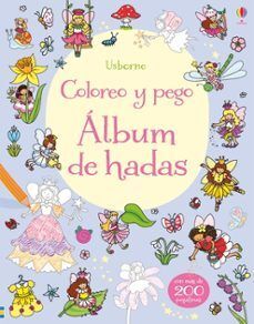 ALBUM DE HADAS COLOREO Y PEGO