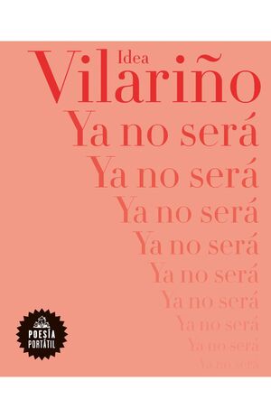 YA NO SERÁ (POESÍA PORTATIL)