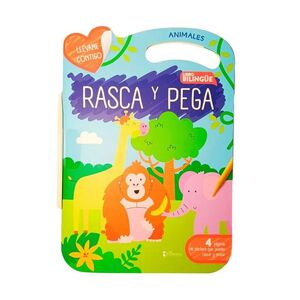 RASCA Y PEGA: ANIMALES (BILINGÜE)