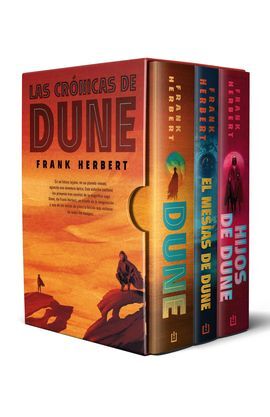 TRILOGÍA DUNE, EDICIÓN DE LUJO (ESTUCHE CON: DUNE  EL MESÍAS DE DUNE  HIJOS DE DUNE)