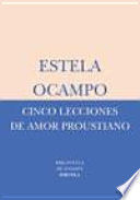 CINCO LECCIONES DE AMOR PROUSTIANO