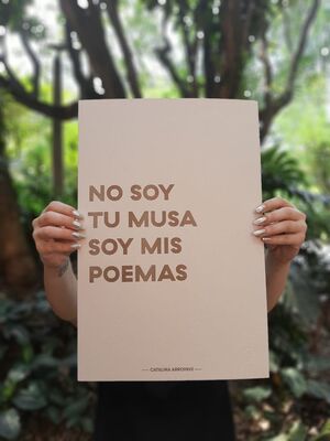 CARTEL NO SOY TU MUSA