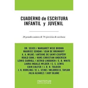 CUADERNO DE ESCRITURA INFANTIL Y JUVENIL