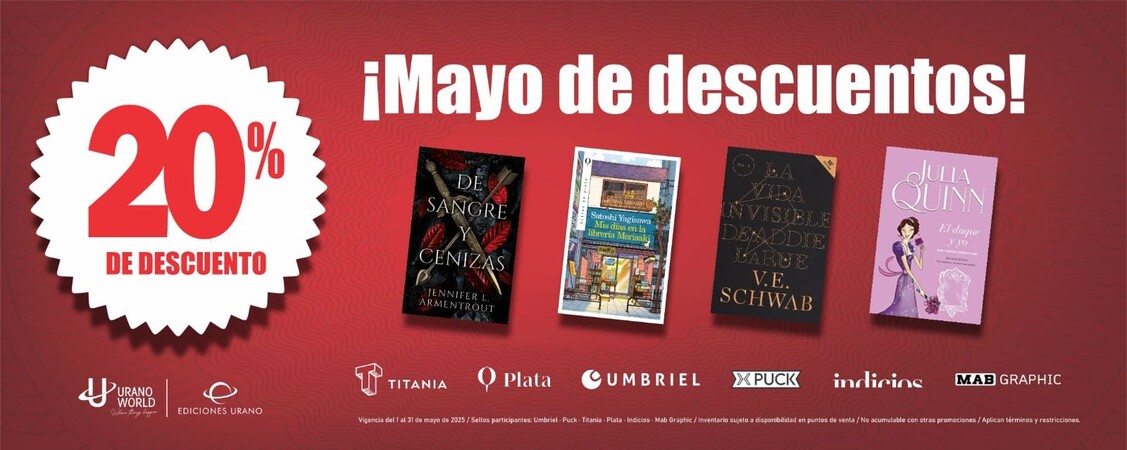 ¡MAYO DE DESCUENTOS! 20% EN SELLOS SELECCIONADOS